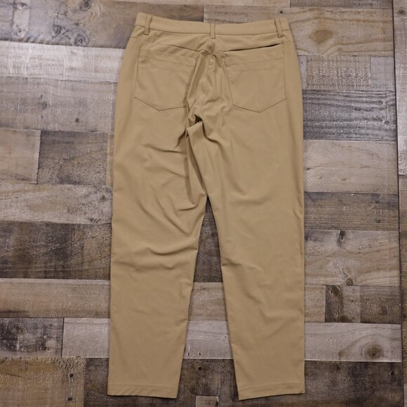 Fabletics The Don 5-Pocket Pant Men’s 32x30 Khaki Stretch Performance - Picture 10 of 11